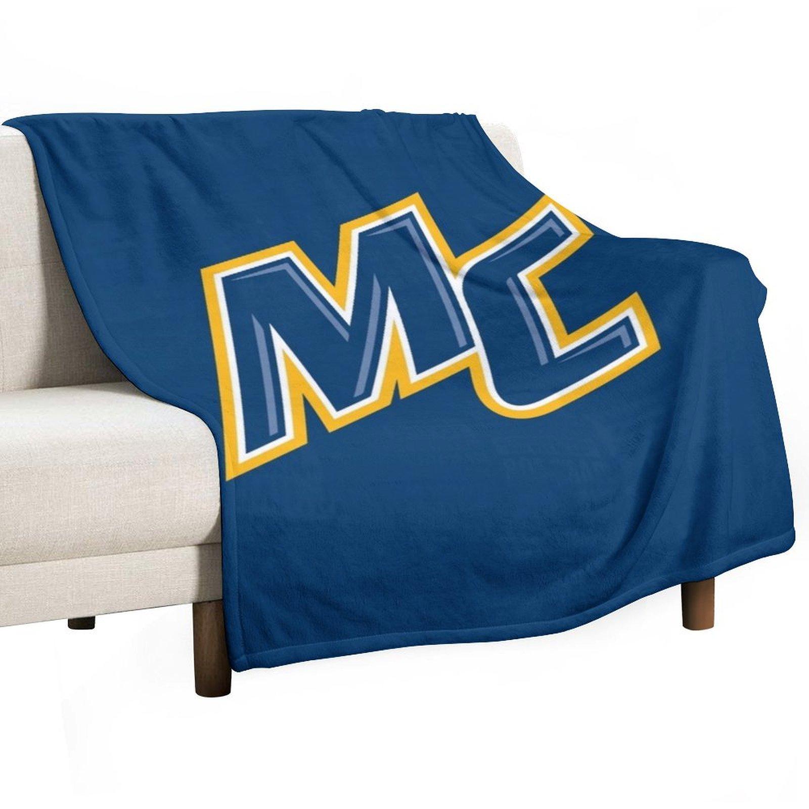 Merrimack Warriors Throw Blanket Hair Soft Plaid Fashion Sofas Cute Blankets 30x40in