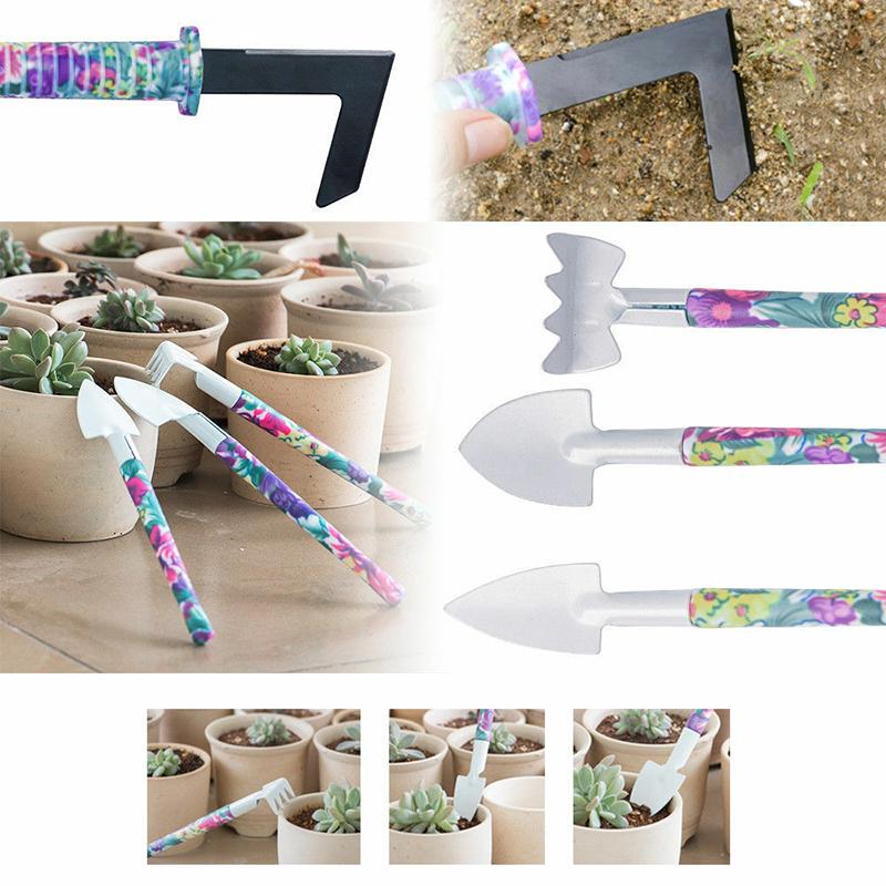 10PCS Garden Tools Kit Gardening Tools Set Pruner Rake Shovel Grass Garden Hand Tool Set With Storage Case