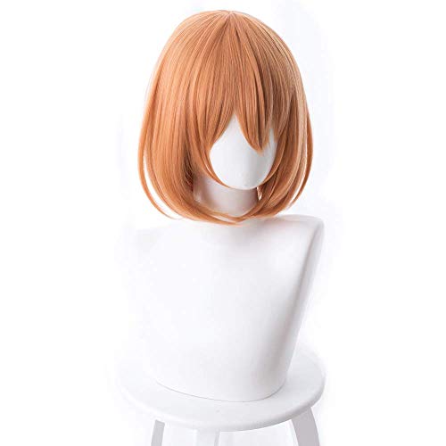 Eileen Quintessential Quintuplets Nakano Yotsuba Cosplay Wig, Heat-Resistant, Anime Wig, Disguise Wig for School Festivals [Includes Net]