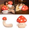 Mushroom Cute Plush Doll Long Sleep Pillow Cushion Hand Warmer Kids Decor Gift