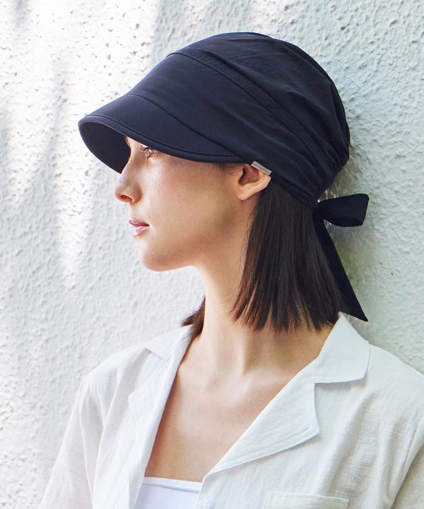 Bajal Metal Tip Scarf Cap Black