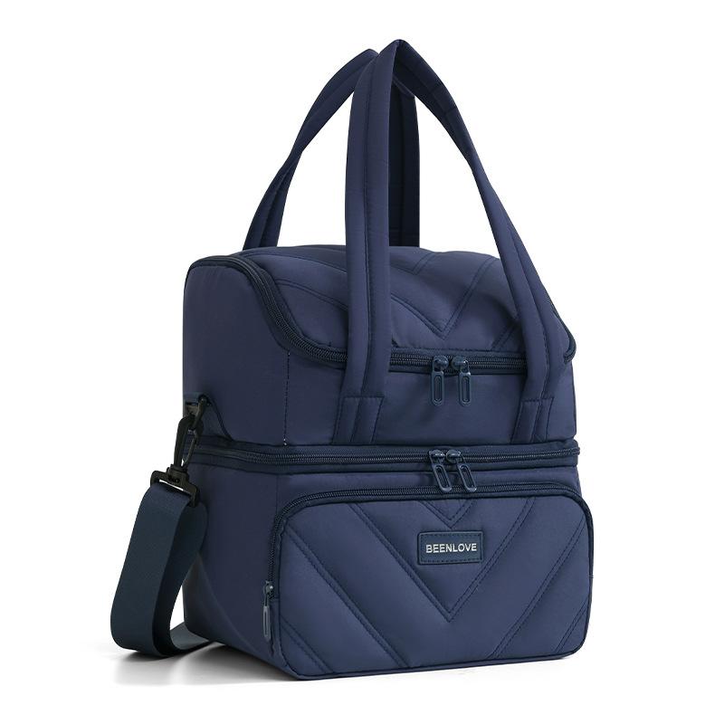 Isolierte Lunchtasche mit großer Kapazität, Mehrfachtaschen-Design, Lunchbox, Wasserdicht, Tragbare Handtasche, Picknicktasche