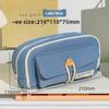 Canvas Pencil Case For Girls With Large Capacity And Simple Design For School And Stationery Storage
