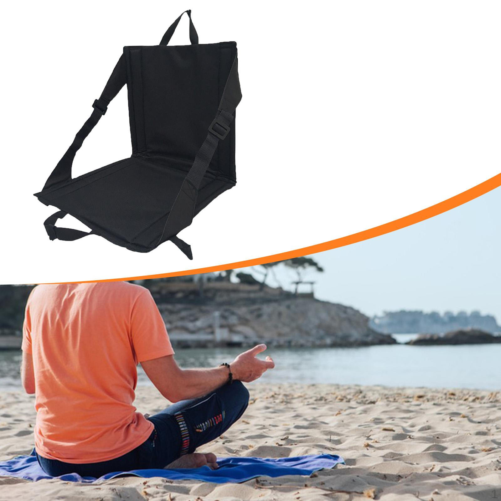 

Stadium Seats Cushion with Back Support Breathable Portable Lightweight Floor Chair