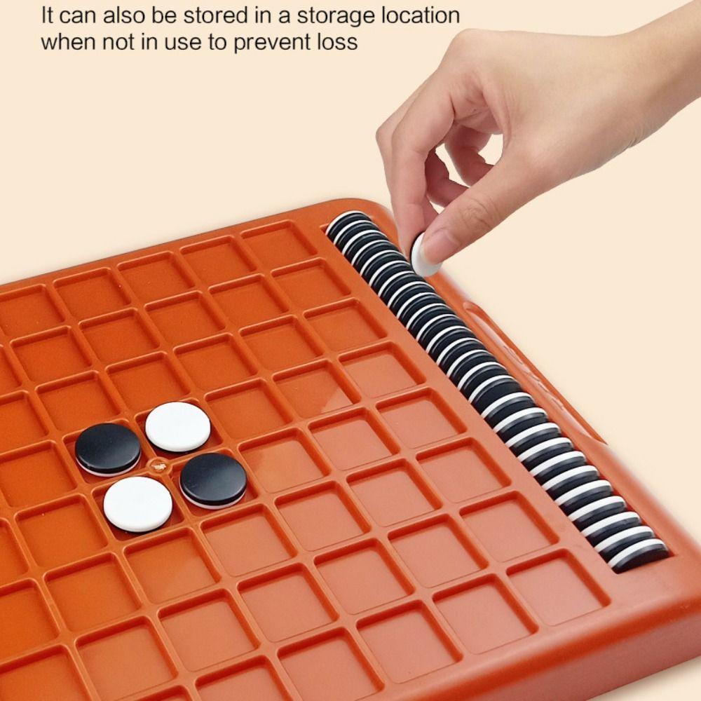 Parent-Child Interactive Flip Black White Chess Board Reversi Strategy Board Game  Kids Boys Girls