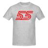 Anniversaire Drôle Unisexe Unisexe Carlos Sainz 55 Unisexe T-shirt Imprimé Unisexe T-shirt Shirt Musculation