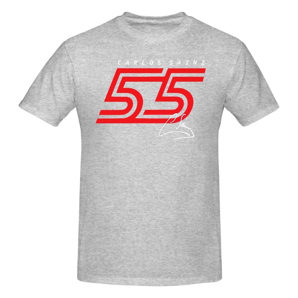 Anniversaire Drôle Unisexe Unisexe Carlos Sainz 55 Unisexe T-shirt Imprimé Unisexe T-shirt Shirt Musculation