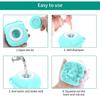 Sangelar Pet Grooming Bath Massage Brush with Soap and Shampoo Dispenser Soft Silicone Bristle for Long Short Haired Dogs Cats Shower