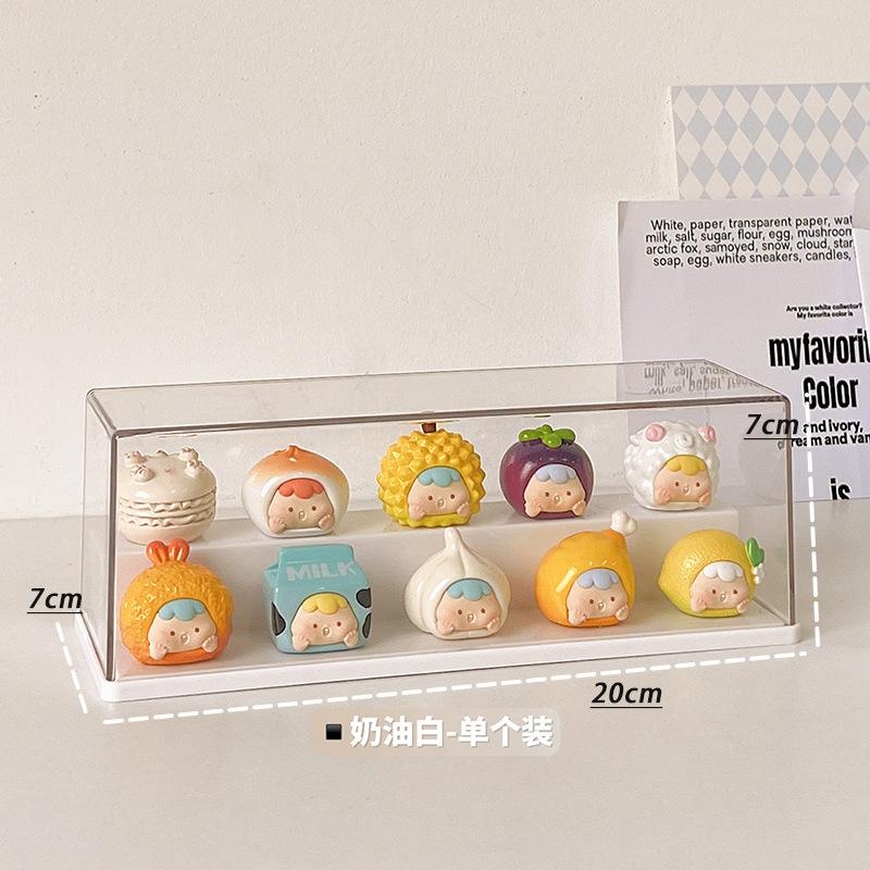 Small decorative items, figurine display cabinets, blind box display racks, storage acrylic transparent dust-proof storage boxes