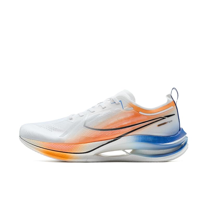 Xtep Qingyun Flow Comfortable Fashion Durable Supportive Rebound Low-Top Casual Running Shoes Men sneaker White Orange Blue 975219110012-7 41