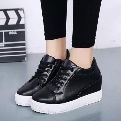 Women Wedges Shoes Breathable Casual Sneakers Women Spring Platform Heels Wedges Height Increasing Endoelevation Ladies Shoes