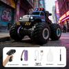 Cross-Country Big Foot RC Off-road Stunt Car with Spray Lights & Gear Shifting - Drop-Resistant Children's Toy