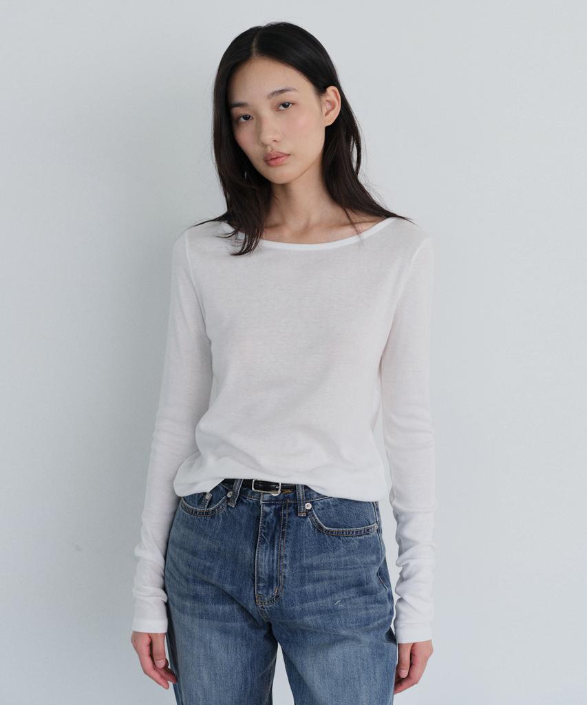 Yulago Slim Boatneck T-Shirt