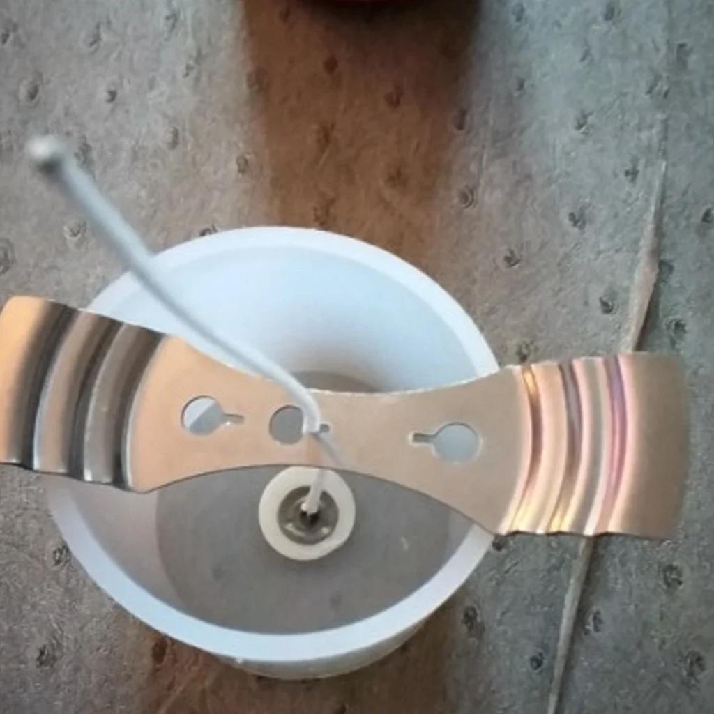 Doppelseitige Klebepunkte für Kerzendochte, 400 Stück Bewegliche Fixpunktaufkleber, Kerzenherstellungszubehör-Set für Behälter