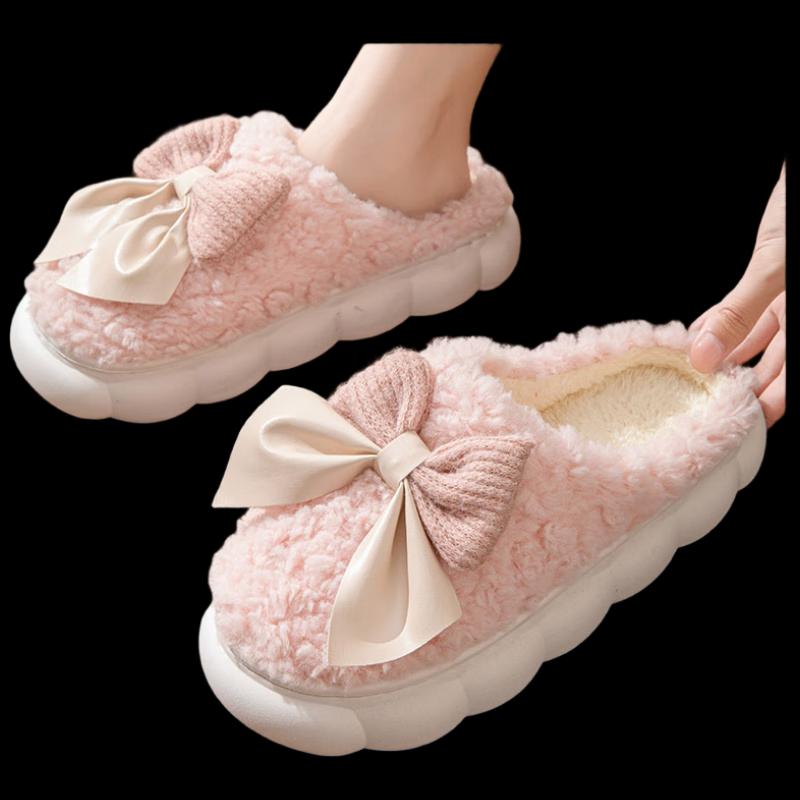 Jianixiong Ribbon Cotton Slippers