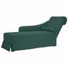 VidaXL Lounge Chair and Bolster Right Armrest Dark Green Velvet, Armchair, Relaxation Chair, Lounge Chair 4009784