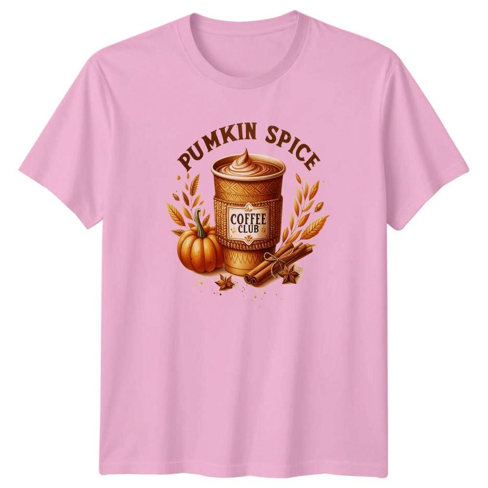 Pumpkin Spice Coffee Club TShirt Seasonal Fall Drink Autumn Gift For Him