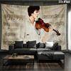 Sherlock Holmes Wall Tapestry, Aesthetic Printed Fabric Blanket, Suitable for Bedroom, Living Room, and Home Decor.