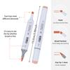 TOUCHNEW Alcohol Markers Soft Brush,Dual Tip Fine&Chisel / Brush&Chisel Art Markers Set for Adult Artists Drawing Coloring