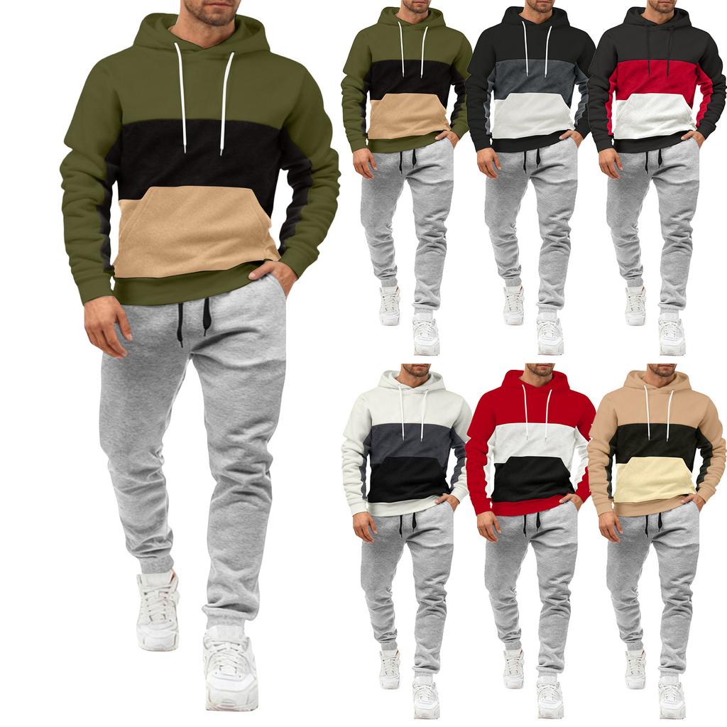 Men's Fall/Winter Hooded Sports Set