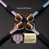 5Pcs Three Sided U Shape Toothbrush With Soft Carbon Gold Bristles Full Wrapped Cleaning Perfect For Daily Oral Care Home Use