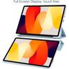 Coque de Protection - E.F.Connection - Xiaomi Redmi Pad Pro 12,1" - Support Pliable - Verre Trempé - Bleu