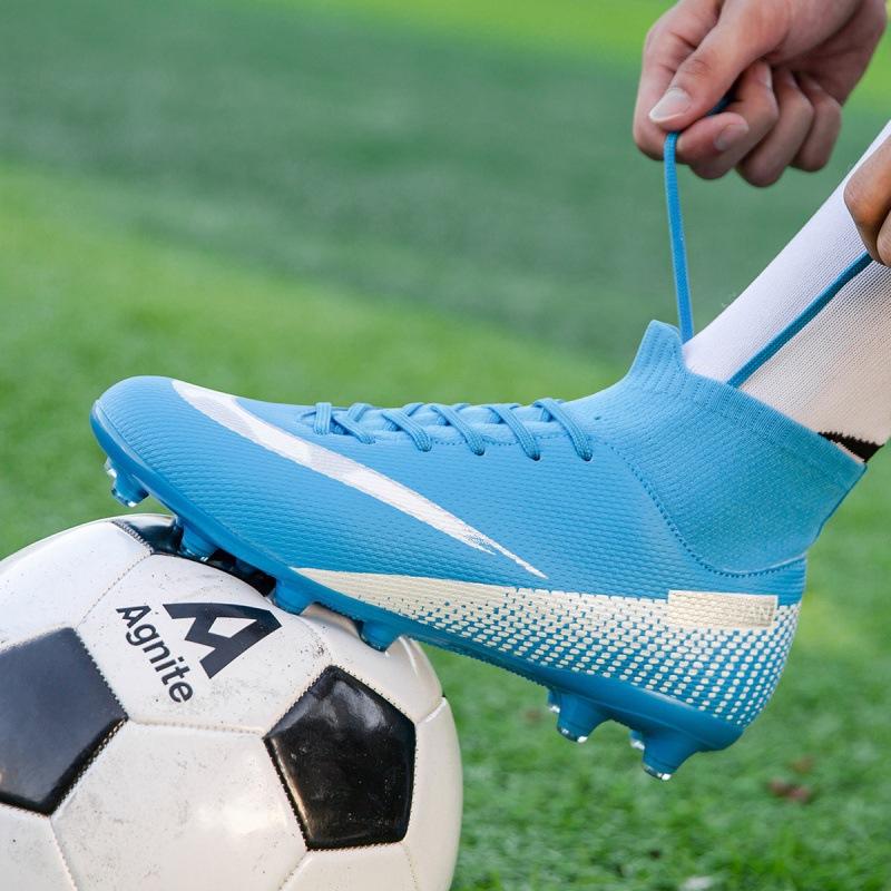 Manufacturers help 2025 football shoes men's and women's adult grass long nails broken nails student competition training sports shoes