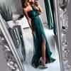   new temperament commuter ins long dress solid color suspender dress evening dress backless