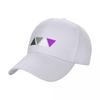 Triangles Asexual Pride Flag Subtle Asexual Pride Baseball Cap funny hat Sunscreen Sun Cap custom Hat Unisex Womens