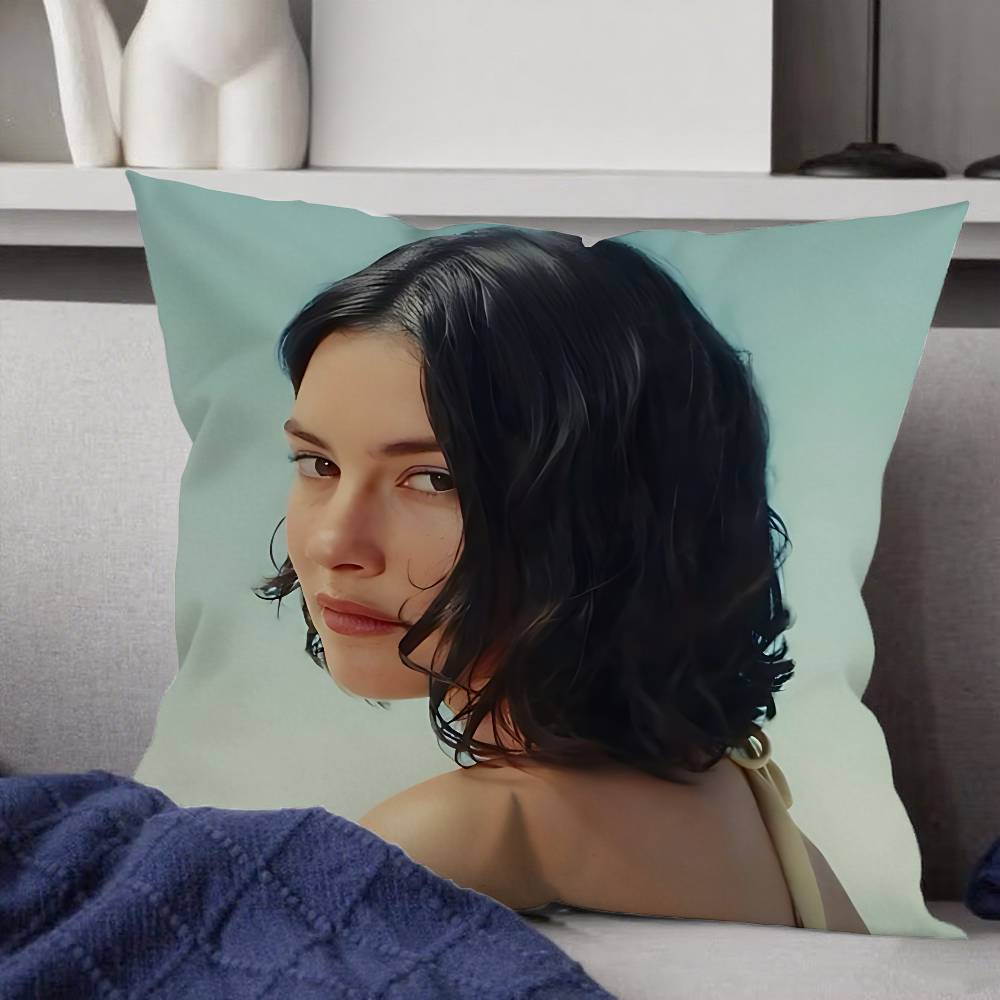 Music Star Singer G-Gracie A-Abrams Pillow Cover Nordic Vintage Style Cushion Covers Home Living Room Sofa Couch Seat Decor