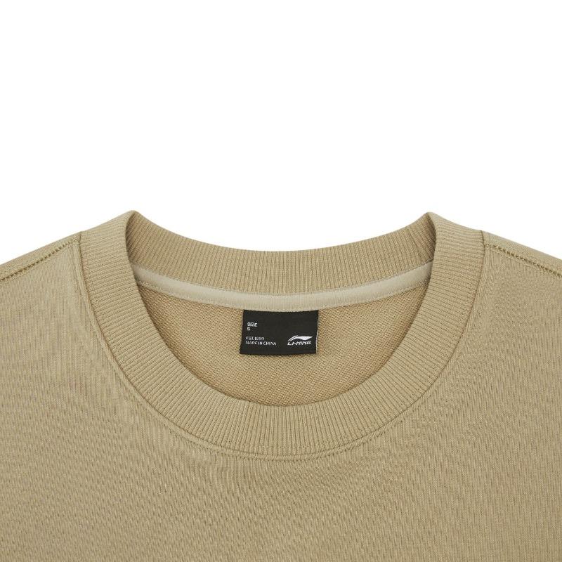 Li-Ning Loose Fit Round Neck Graphic Print Sweatshirt Unisex Sweatshirt AWDW377-5