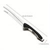 Stainless Steel Kitchen and Barbecue Tongs with Anti Slip Handle, Barbecue Accessories, Self- Restaurant Tools