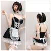 Maid Dress Maid Underwear Uniform Cosplay Lace Deep V Neck Hollow Out Suit Nightclub Underwear Party Dress Cosplay Costume