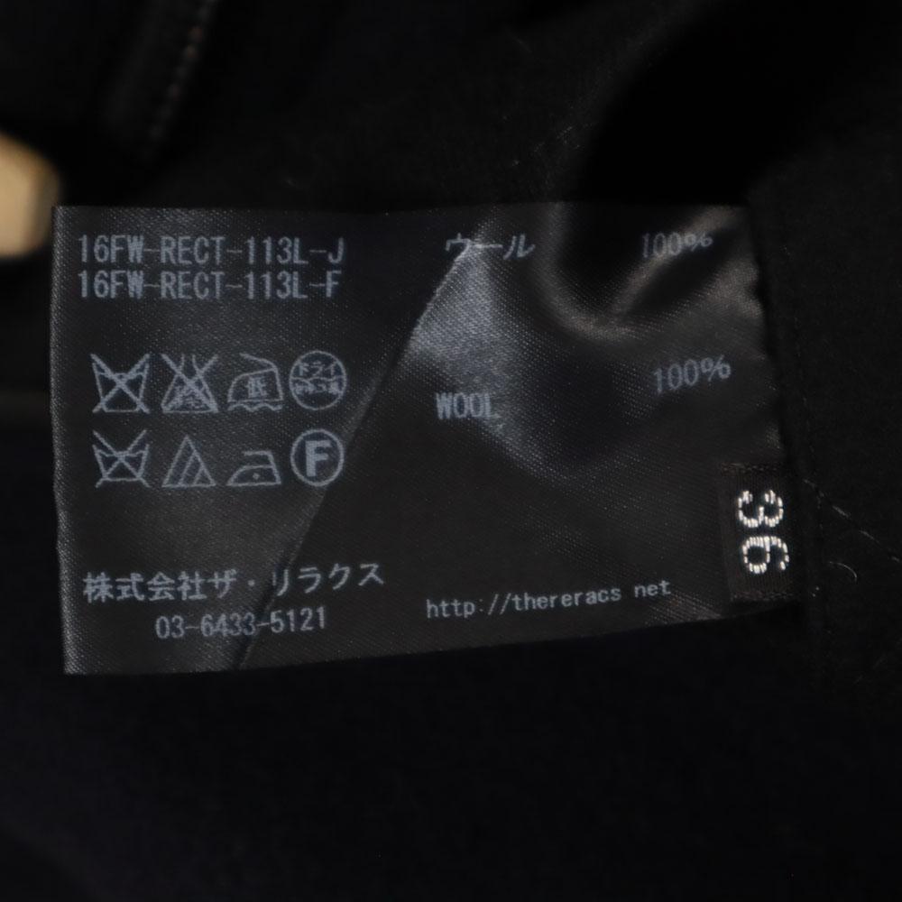 THE RERACS Made In Japan Melton Duffel Coat 36 Dark Blue Women Used