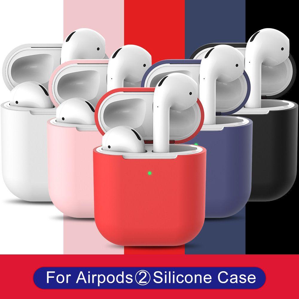 Soft Charging Box Bluetooth Earphone Case Protective Earphone Cover Silicone Cases
