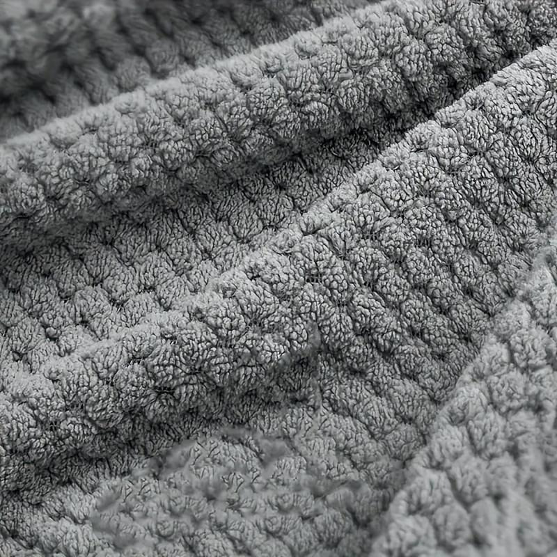 Damen Schnelltrocknende Haarhandtuch-Kappe, Hochabsorbierender Polyester-Haarturban für Lockiges Langes Dickes Haar, Feuchtigkeitsableitendes Haarwickeltuch zum Trocknen der Haare