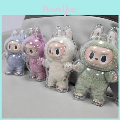 Premium Pvc Transparent Labubu Protective Shell With Macaron Design For Doll Outfits