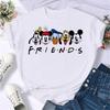 2025 New Popular Kawaii Disney T-shirt Cartoon Women Disney T-shirt Fun Top Fashion Women's T-shirt