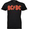 AC DC T Shirt Red Logo Black New Official