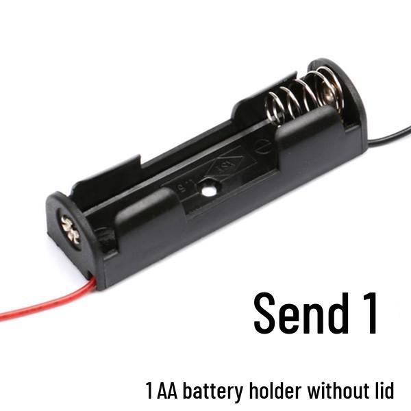 Size 5/18650 Battery Holder with Switch & Lead Wire for DIY Science Projects