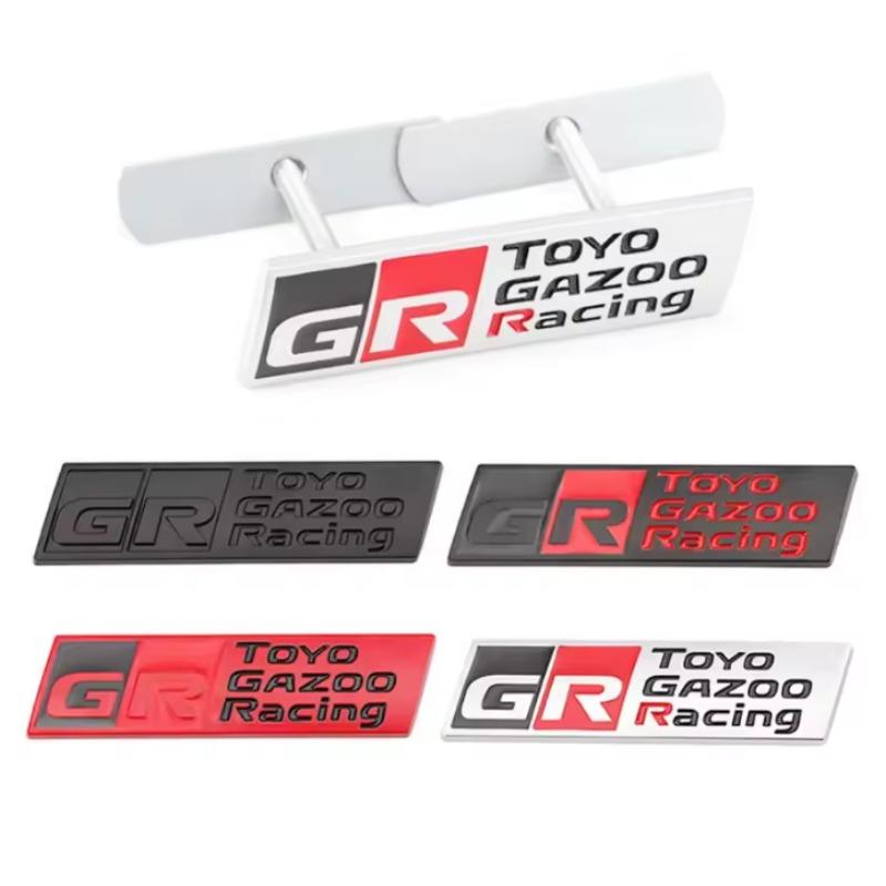 1Pc Car Front Grille Badge Car Fender Side Badge Rear Trunk Emblem Sticker Decal for AE86 GT86 Corolla  Alphard Avensis Prius Crown Yaris