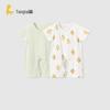 TONGTAI Baby Short-Sleeve Cotton Bodysuit 2-Pack
