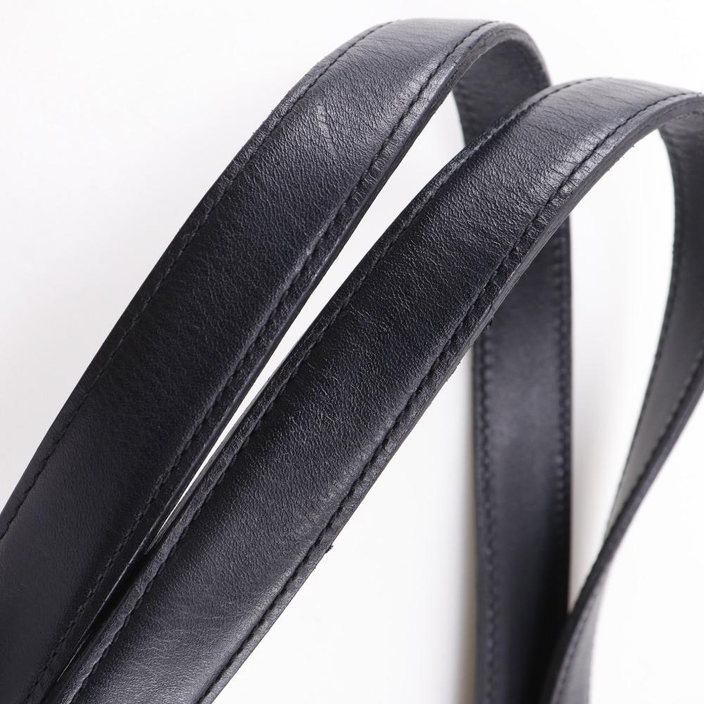 CHANEL Tote MM Tote Bag A15991 New travel line black Nylon canvas Women Used