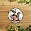 Farm Animal Metal Wall Art Rustic Home Decor Vintage Style Kitchen Wall Hanging