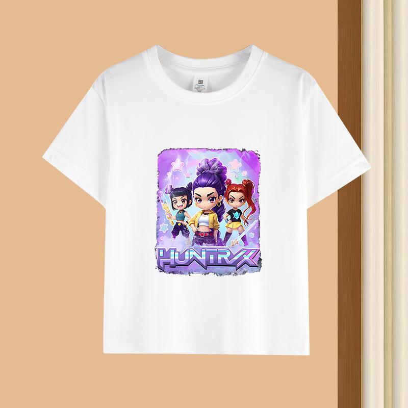 2-13Y Kid T Shirt Cat Printed Kids Clothes Tshirt Tops Tee Boys Girls Baby Tee