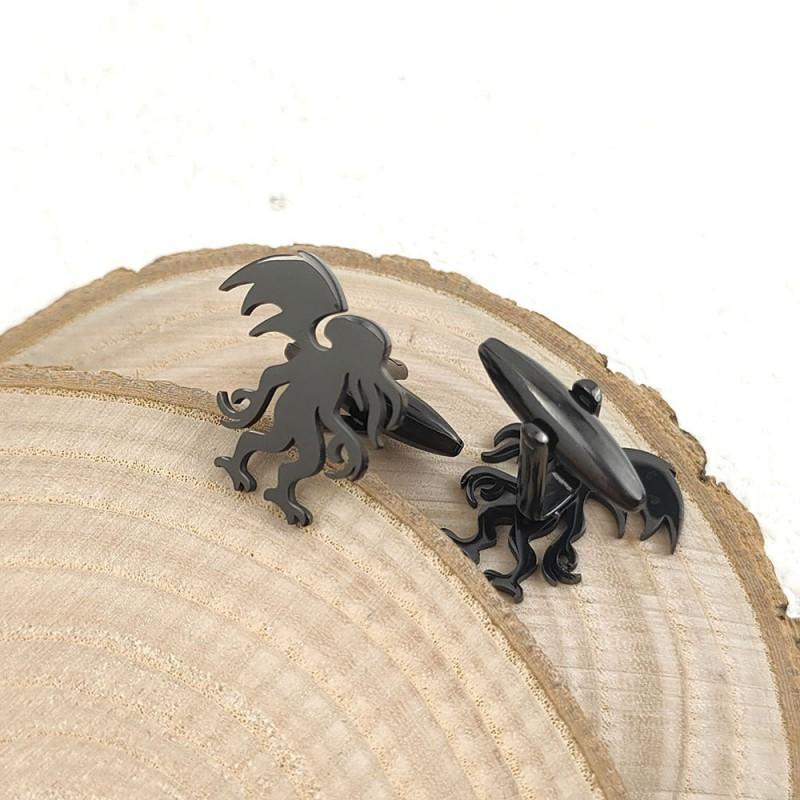 New Monster Brooch Cufflinks Retro Fashion Popular Creative Versatile Clothing Accessories