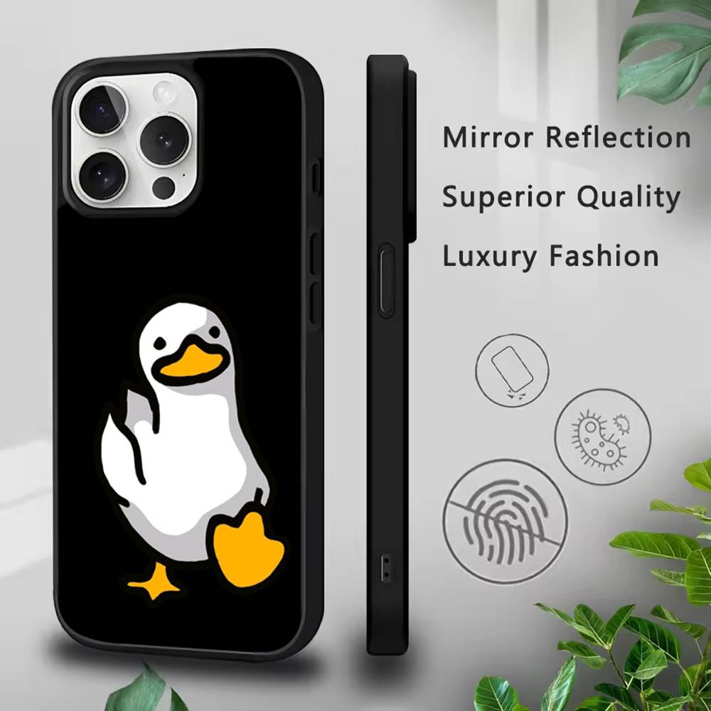 Funny D-DucK Goose meme Phone Case For IPhone 17,16,15,Pro,Max,Air,14,Plus,13,12,11 Magesafe Wireless Charge Cover
