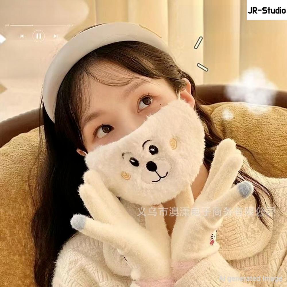 Winter Knit Trapper Hat Fleece Lined Thickened Earflap Beanie Windproof Warm Cold Weather Cap