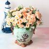 15 Head Real Happy Flower 6 Colors Mini Valentine's Day Flowers Photography Photo Gift Rose Flowers Decorative Home Decorative