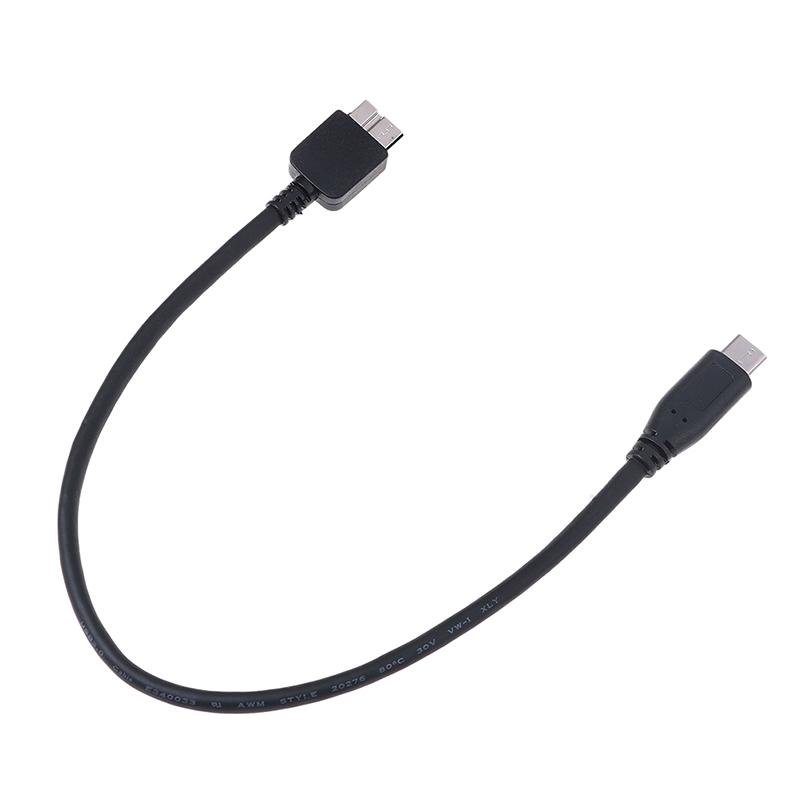 Usb C To Micro Usb Cable Type C To Micro B Cable For Hdd Hard Disk 30Cm